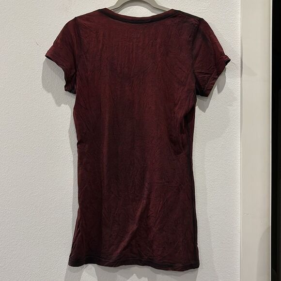 Velvet Stone Washed Cross Bling Rock Western Vneck T-shirt Medium - Picture 7 of 7